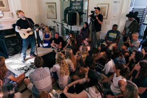 Private Concert Aesthetic, Backyard Concert, Intimate Concert, Montreal Apartment, House Concert, Concrete Room, Third Space, Tiny Desks, Music House