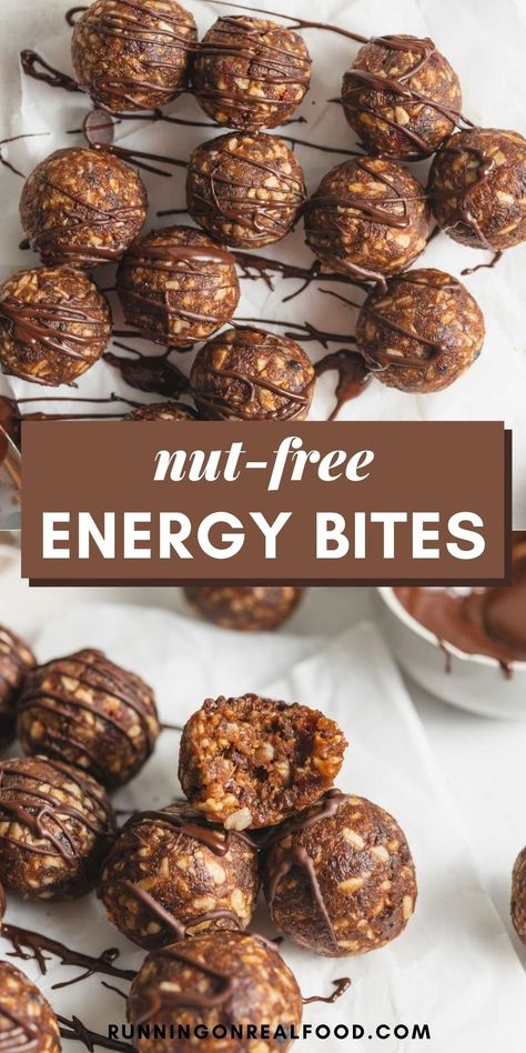 Cranberry Balls, Energy Balls Nut Free, Seed Energy Balls, Vegan Energy Balls, Nut Free Snacks, Energizing Breakfast, Hiking Snacks, Healthy Smoothie Recipes, Energy Ball Recipe