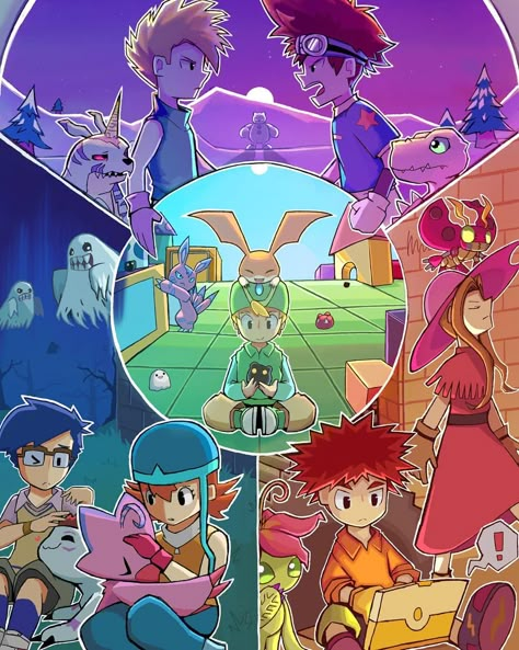 Digimon Seasons, Pokemon Vs Digimon, Digimon Fusion, Digimon World, Digimon Wallpaper, Digimon Art, Digimon Pokemon, Digimon Adventure 02, Digimon Frontier