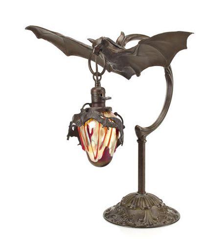 Art Nouveau Bat Lamp Gothic Furniture, Bronze Lamp, Goth Home, Goth Home Decor, Goth Decor, Cool Lamps, Antique Lamps, Gothic Decor, Gothic Home Decor