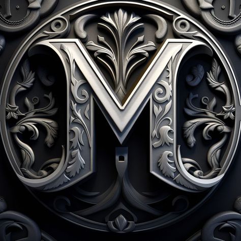 M Logo Design Letter 3d, M H Logo Design, Fancy Letter S, Fancy Letter M, Illusion 3d, 3d M, Laser Cut Wood Crafts, Aztec Tattoo, Fancy Letters