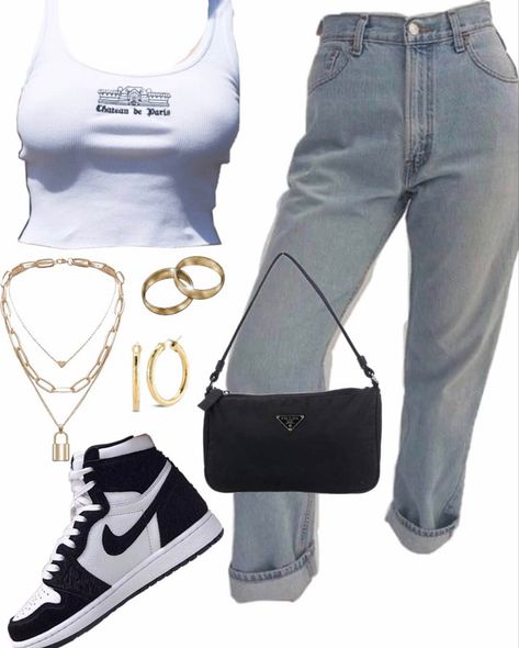 Baddie Outfits Casual Polyvore, Girls Clothing Stores, Niche Meme Outfits Aesthetic, Punk Style Outfits, Baddie Outfit, Girls Fall Outfits, 90s Fashion Outfits, Causual Outfits, Fashion Weeks