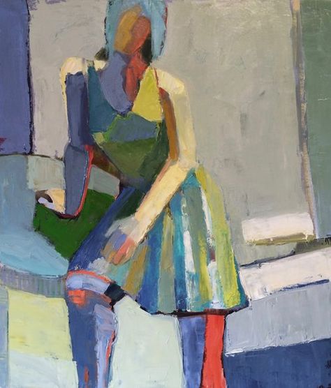 Bay Area Figurative Movement, Abstract Figure Art, Abstract People, Paintings Acrylic, Painting People, Figurative Artists, Modern Artists, Art Basel, Art Moderne