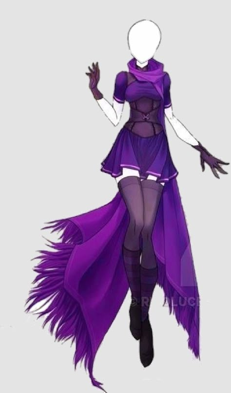 Purple - Fashion illustration Purple Goth Aesthetic, Zombie Apocalypse Outfit, Purple Goth, Aesthetic Dress, Elf Clothes, Scarlet Witch Marvel, Purple Outfits, Goth Aesthetic, Purple Top