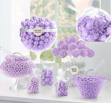 Quinceanera Snacks, Tcu Party, Purple Candy Table, Purple Candy Bar, Purple Dessert Tables, Party Decorations Purple, Purple Table Decorations, Purple Candy Buffet, Gold Candy Buffet