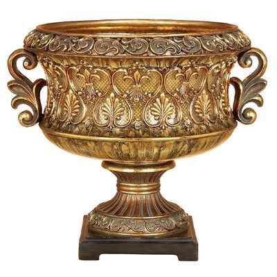 Look what I found on Wayfair! Golden Bowl, Decorative Bowl, Antique Design, Floral Centerpieces, House Of Hampton, Joss And Main, Plates And Bowls, Accent Pieces, Antique Gold