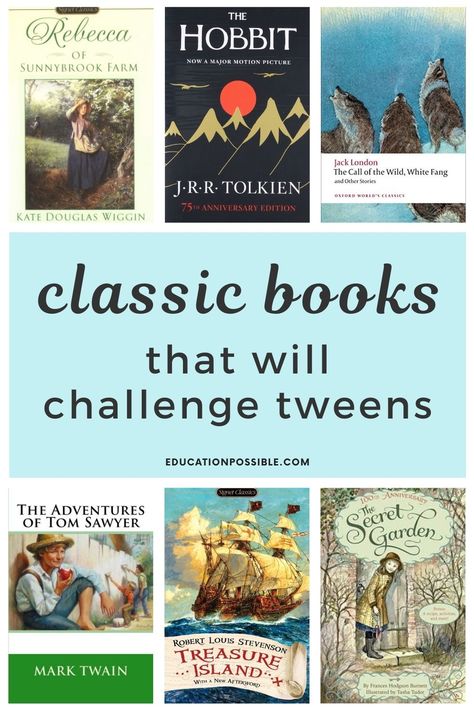 Classic Books For Kids, 5th Grade Reading List, Middle School Books To Read, 6th Grade Reading List, Classic Books To Read List, 7th Grade Reading List, Classic Books For Teens, 8th Grade Reading List, Books For Middle Schoolers