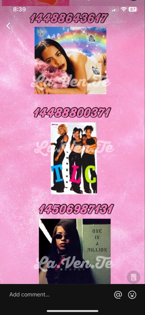 Berry Avenue Bedroom Codes, Magazine Decal Codes, Jhene Aiko Decals Bloxburg, Room Codes For Berry Ave, Bloxburg Decals Codes Rappers, Berry Avenue Codes Pictures Y2k, Bloxburg Doors Ideas, Bloxburg House Decals Tv, Baddie Decals Bloxburg