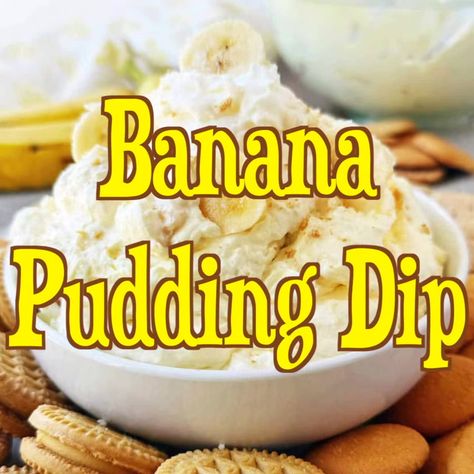 Pudding Dip, Banana Pudding Dip, Classic Banana Pudding, Easy Banana Pudding, Pie Dip, Dessert Dip, Crockpot Casserole, Pudding Pies, Sweet Dips