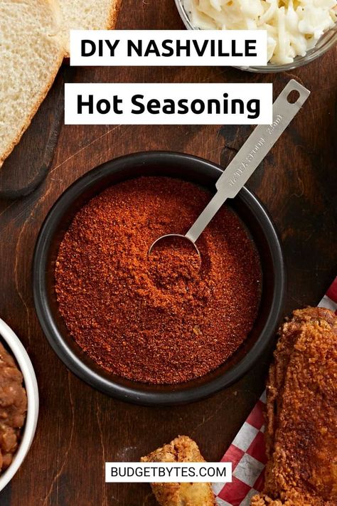 Nashville Hot Sauce Recipe, Nashville Hot Seasoning, Nashville Hot Chicken Recipe, Devilled Eggs Recipe, Hot Chicken Recipe, Devilled Eggs Recipe Best, Homemade Dry Mixes, Spice Rubs, Homemade Seasoning