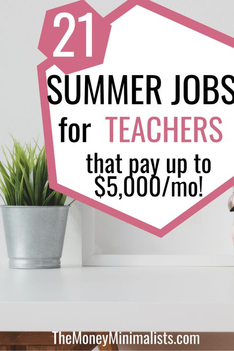 Teacher Side Jobs, Ways For Teachers To Make Extra Money, Remote Jobs For Teachers, Summer Money Making Ideas, Side Jobs For Teachers, Teacher Side Hustles, Jobs For Teachers Other Than Teaching, Part Time Jobs For Students, Side Hustles For Teachers