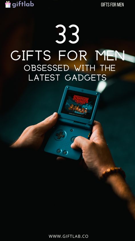 33 Gifts For Men Obsessed With The Latest Gadgets Unique Useful Gifts For Men, Cute Boyfriend Gifts For Birthday, Gifts For Tech Guys, New Gadgets For Men, Tech Gadgets For Men, Best Hobbies For Men, Man Cave Must Haves, Affordable Room Decor, Gifts For Gamer