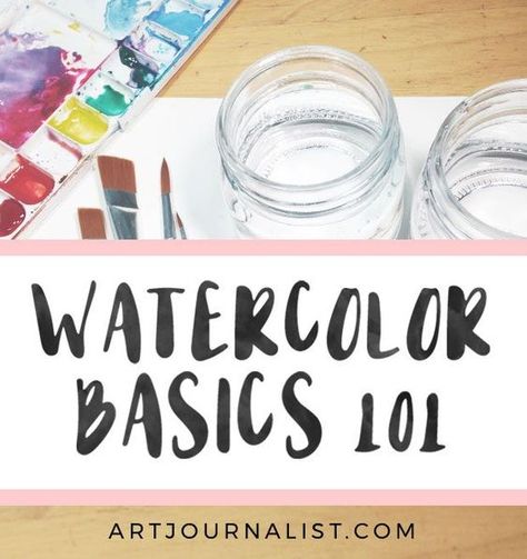 Watercolor Painting Tips For Beginners, Starting Watercolor Painting, How To Watercolor Paint Beginner, Watercolor Tips For Beginners, How To Use Watercolor Paint, Watercolor Beginner Ideas, Beginner Watercolor Painting Tutorial, Beginning Watercolor Tutorials, Watercolor Techniques For Beginners