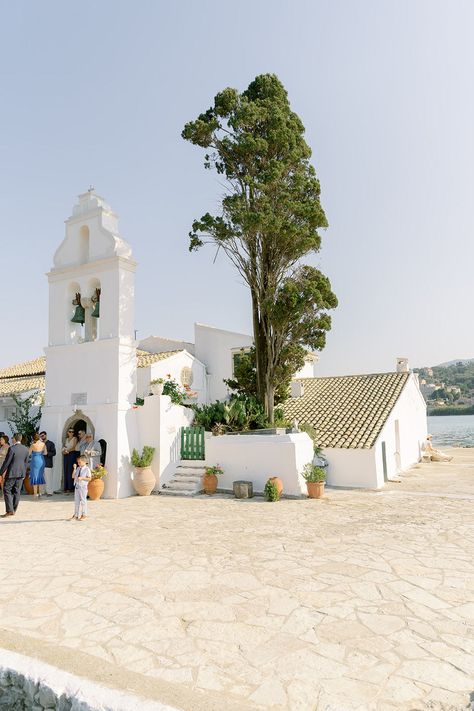 Corfu Wedding, Corfu Island, Orthodox Wedding, Corfu Greece, Greek Wedding, Island Ideas, Chapel Wedding, Island Weddings, Corfu