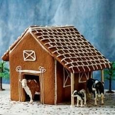 Gingerbread Barn, Gingerbread Inspiration, Homemade Gingerbread House, Cool Gingerbread Houses, Homemade Gingerbread, Gingerbread House Parties, All Things Gingerbread, Gingerbread House Designs, Gingerbread Party