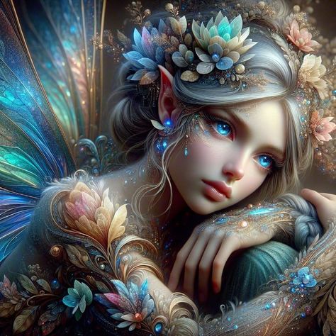 Fairy - Danielle Long Anime Mermaid, Fairy Artwork, Beautiful Fairies, Fairy Art, Bathroom Wall Decor, Paint Kit, Diamond Art, Mosaic Crafts, Painting Kits