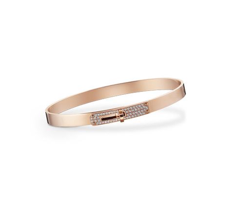 Kelly rose gold Hermes Bracelets, Kelly Bracelet, Kelly Hermes, Kelly Cut, Hermes Bracelet, Modern Jewellery, Diamond Collection, Jewellery Silver, Bag Charms