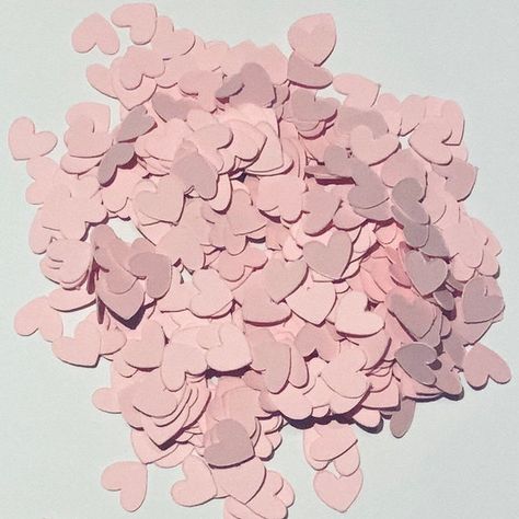 Confetti Cards, Confetti Wedding, Heart Confetti, Pink Confetti, Paper Confetti, Halloween Candy Corn, Confetti Party, Wedding Confetti, Handmade Heart