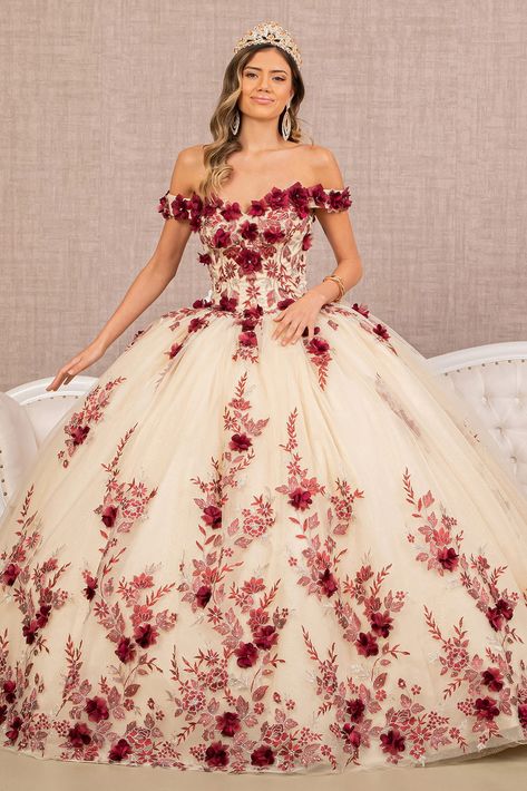 Special Ocassion Dresses, Off Shoulder Ball Gown, Quinceanera Photography, Dama Dresses, Debutante Ball, Mesh Gown, Beads Embroidery, Dresses Quinceanera, Quinceanera Dress