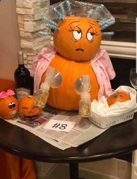 Pumpkin Meme, Halloween Pumpkin Contest, Pumpkin Competition, Pumpkin Contest Ideas, Pumkin Ideas, Halloween Funnies, No Carve Pumpkin, Mother's Milk, Pumkin Carving