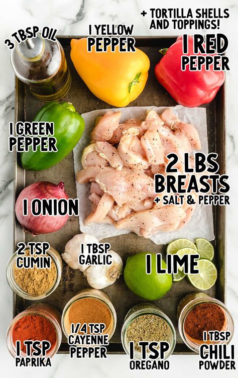 Sheet Pan Fajitas - Spaceships and Laser Beams Sheet Pan Chicken Fajitas Eating Well, Pan Sheet Fajitas, One Sheet Pan Fajitas, Sheet Pan Chicken Fajitas Easy, Chicken Fajitas Cast Iron Skillet, One Pan Chicken Fajitas, Sheet Chicken Fajitas, Fajita Sheet Pan Recipe, Pan Fajitas Chicken