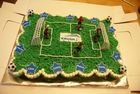 Soccer Cupcake Cake, Soccer Cupcakes, Team Celebration, Soccer Banquet, Soccer Birthday Cakes, Celebration Desserts, Cake Number, Soccer Cake, Soccer Birthday Parties