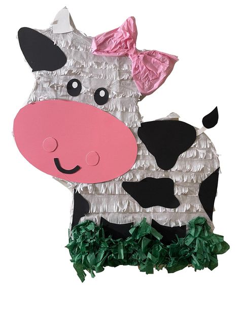 PRICES MAY VARY. Handmade Handmade Cow Pinata Cow Birthday Parties, Diy Pinata, Cow Birthday, Farm Party, Pink Cow, Birthday Halloween Party, Holy Cow, Girl Birthday Party, Charlotte Nc