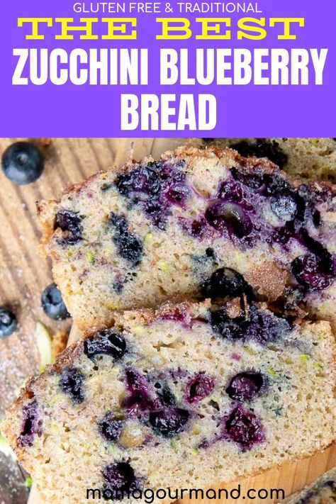 Zucchini Blueberry Bread, Blueberry Quick Bread, Easy Zucchini Bread Recipes, Blueberry Zucchini Bread, Blueberry Zucchini, Zucchini Recipes Dessert, Easy Zucchini Bread, Best Zucchini, Zucchini Bread Recipe