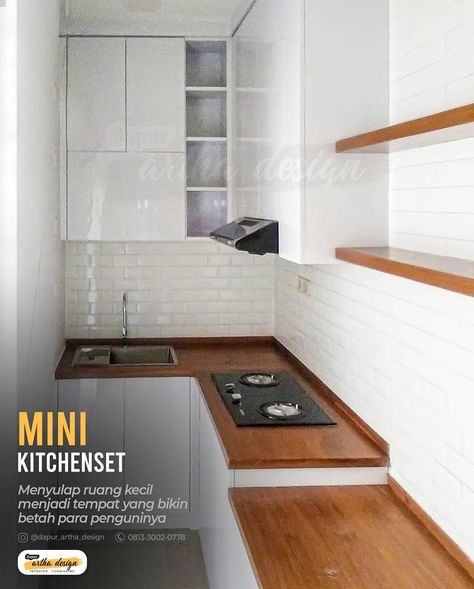 Model Dapur, Mini Kitchen, Idul Fitri, Kitchen Set, Tangerang, Kitchen Sets, Kitchen Dining Room, Kitchen Cabinets, Dining Room