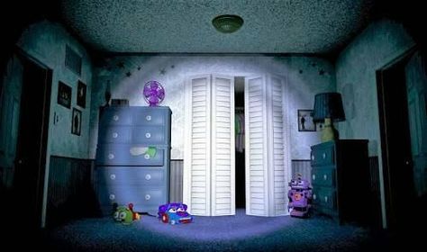 Fnaf 4 Bedroom, Crying Kids, Fnaf Au, Fnaf Book, Fnaf Freddy, Fnaf 4, Art Commissions, Shared Bedroom, Book Nook