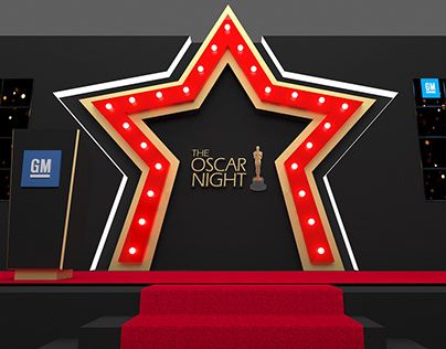 Oscar Night Decorations, Hollywood Awards Theme, Oscar Stage Design, Gala Night Theme, Hollywood Stage Design, A Night At The Oscars Theme, Oscar Party Ideas Decoration, Hollywood Decorations Party, Oscar Themed Party Decoration