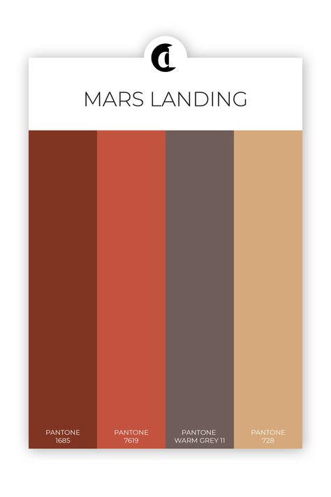 Colour palette inspo: planet Mars Mars Color Palette, Temp Blanket, Mars Landing, Mars Colony, Saint John New Brunswick, August Colors, Street Festival, Daily Weather, Mission To Mars