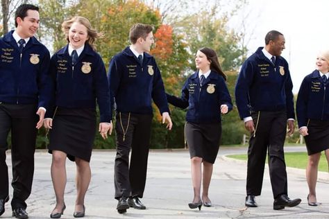 Ffa Official Dress, Ffa Jacket, Official Dress, Convention Outfits, School Dress Code, White Collared Blouse, Official Dresses, Band Uniforms, White Collared Shirt