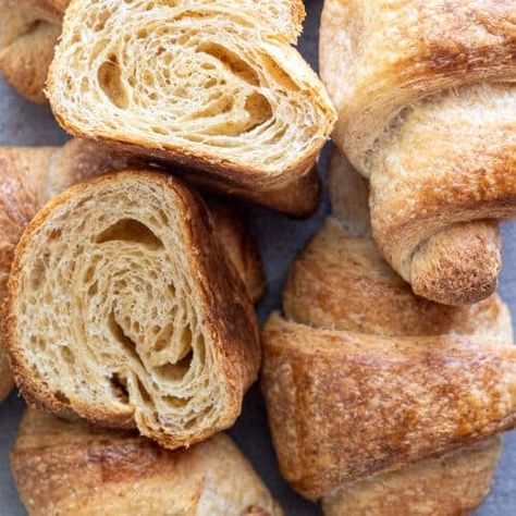 Whole Wheat Croissant Recipe - A Red Spatula Whole Wheat Croissant Recipe, Wheat Croissant, Making Croissants, European Butter, Homemade Croissants, Wheat Recipes, Croissant Recipe, Best Oven, The Bakery