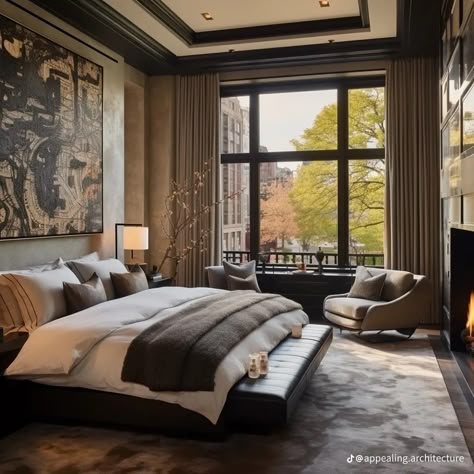 Luxury Hotel Room Bedroom Suites Interior Design, Hotel Like Bedroom, Luxury Hotel Bedroom, Luxury Room Bedroom, Classy Bedroom, Living Room Decor Inspiration, Home Decor Living Room, Bedroom Hotel, Cozy Decor