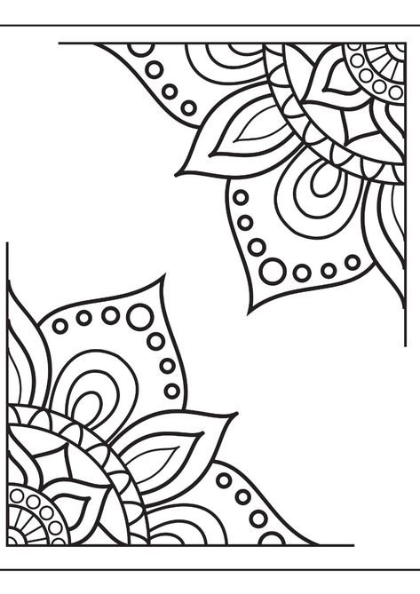 Mandala Simple, Handmade Bookmarks Diy, Bookmarks Diy, Painting With Acrylics, Mandala Doodle, Coloring Book Ideas, Coloring Pages Inspirational, Picture Painting, Coloring Books For Adults