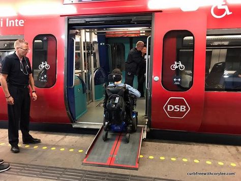 Wheelchair Accessible Vans, Bucket List Holidays, Copenhagen Travel, Wheelchair Friendly, Netherlands Travel, Wheelchair Accessible, Train Journey, Copenhagen Denmark, Dream Vacation