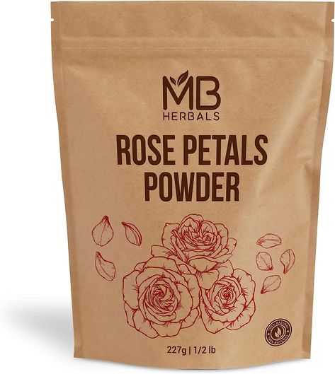 Amazon.com : MB Herbals Rose Powder 8 oz | 227G / 0.5lb | For Natural Face Packs & Facial Mask Formulations | 100% Pure & Natural | No Chemical Preservative | No Artifical Color | Rose Petals Powder : Beauty & Personal Care Natural Face Pack, Rose Powder, Natural Face, Facial Mask, Facial Masks, Rose Petals, Home Remedies, Beauty And Personal Care, Facial