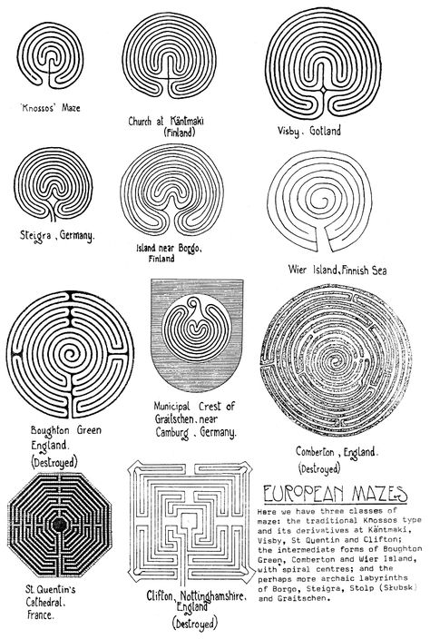 Labyrinth Tattoo, Paleolithic Art, Labyrinth Maze, Pool Shade, Labyrinth Design, Math Magic, Ancient Designs, Tattoo Project, Mystical Art