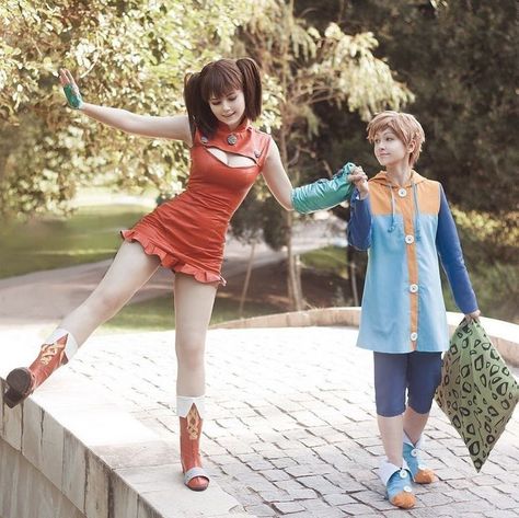 Seven deadly sins cosplay: Diane and King❤ Diane And King, Chica Cosplay, Seven Deadly Sins Cosplay, Cosplay Poses, Cosplay Couple, Couples Cosplay, Couple Cosplay, Best Couples Costumes, Epic Cosplay