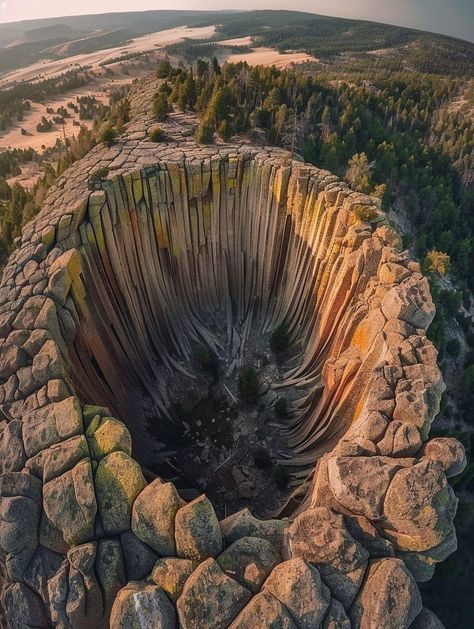 Devils Tower, Beautiful Places To Visit, Fantasy Landscape, Mountain Landscape, Nature Scenes, Science And Nature, Amazing Nature, Natural Wonders, Vacation Spots