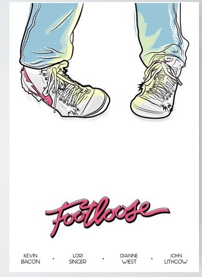 Chloe Chapman, Footloose Movie, Illustrated Poster, Image Film, Dance Poster, Movie Covers, Movie Posters Minimalist, Movie Poster Art, Photo Wall Collage