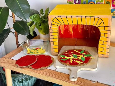 Cardboard Pizza Oven, Pizza Restaurant, Pizza Oven, Takeout Container, Oven, Pizza, Nutrition, Restaurant, Pizzas