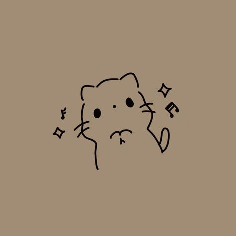 Neutral Anime Aesthetic, Brown Small Widget, Beige Pfp Aesthetic, Pfp Brown Aesthetic, Notion Brown Aesthetic, Brown Cat Icon, Pdp Insta Aesthetic, Beige And Black Icons, Cream And Black Aesthetic