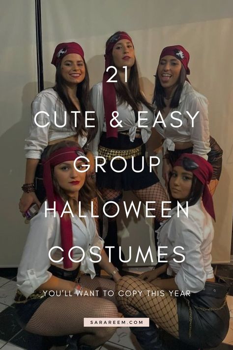 Looking for group Halloween costumes that are perfect for your crew? Whether you're dressing up with 3, 4, 5, or even 8 friends, these unique and funny group costume ideas are just what you need! From college and work to Disney-inspired looks, there’s something for every squad. Get inspired and make your Halloween memorable with these group costume ideas! Funny Group Costume Ideas, Unique Group Halloween Costumes, Funny Group Costumes, Group Costume Ideas, Creepy Halloween Costumes, Summer Business Casual Outfits, Friend Costumes, Matching Halloween Costumes, Trio Halloween Costumes