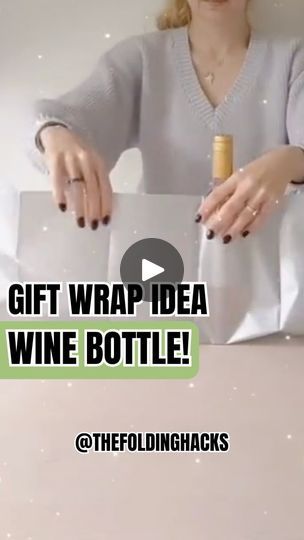 4.3K views · 281 reactions | 🍷Elevate your gift-giving game with this simple and elegant gift wrap idea for wine bottles! 🌟 Tag a wine lover who would appreciate this classy gift wrap idea! Cheers! 🥂 @Effective Spaces #fyp #SongOfTheSummer #winedrinker #giftwrapper #winelover🍷❤️ #winegift #wine #giftwrapping #giftideas #wrappinghacks #giftwrappingideas | The Folding Hacks | thefoldinghacks · Original audio Effective Spaces, Wine Bottles Gift Wrap, Bottle Gift Wrapping, Folding Hacks, Pretty Gift Wrapping Ideas, Elegant Gift Wrapping, Gift Wraps, Wine Bottle Gift, Birthday Gift Wrapping