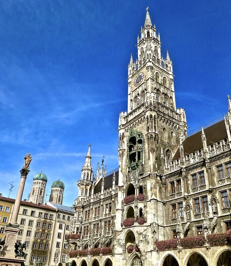 Marienplatz Munich, Viking Cruises Rivers, Beer Hall, Italy Pictures, Neuschwanstein Castle, Senior Trip, River Cruise, European Vacation, Europe Trip