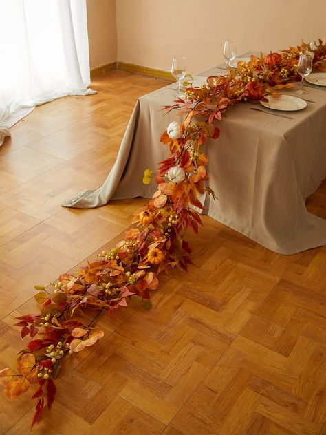 Fall dining table decor