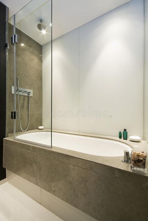 Bath Shower Combination, Bathroom Tub Shower Combo, Bathtub Shower Combo, Bathroom Downstairs, Master Bath Shower, Refinish Bathtub, Bathroom Tub Shower, Bath Tubs, Master Bath Ideas