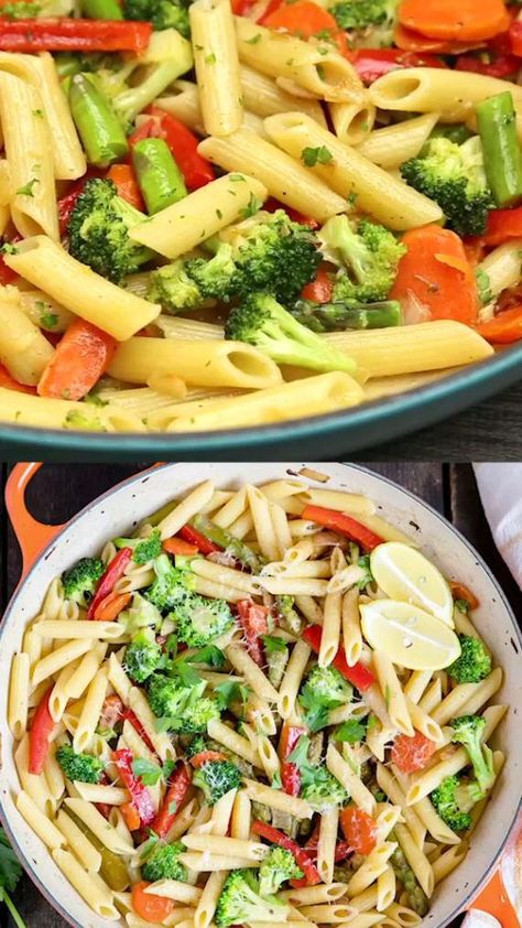 Penne Pasta Primavera, Pasta Primavera, Penne Pasta, On The Side, Peppers, Broccoli, Pasta